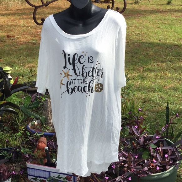 🏖 NWT Fun To Wear Beach Coverup Brand New / Tags Has Endless Possibilities 🏖 - Picture 3 of 8